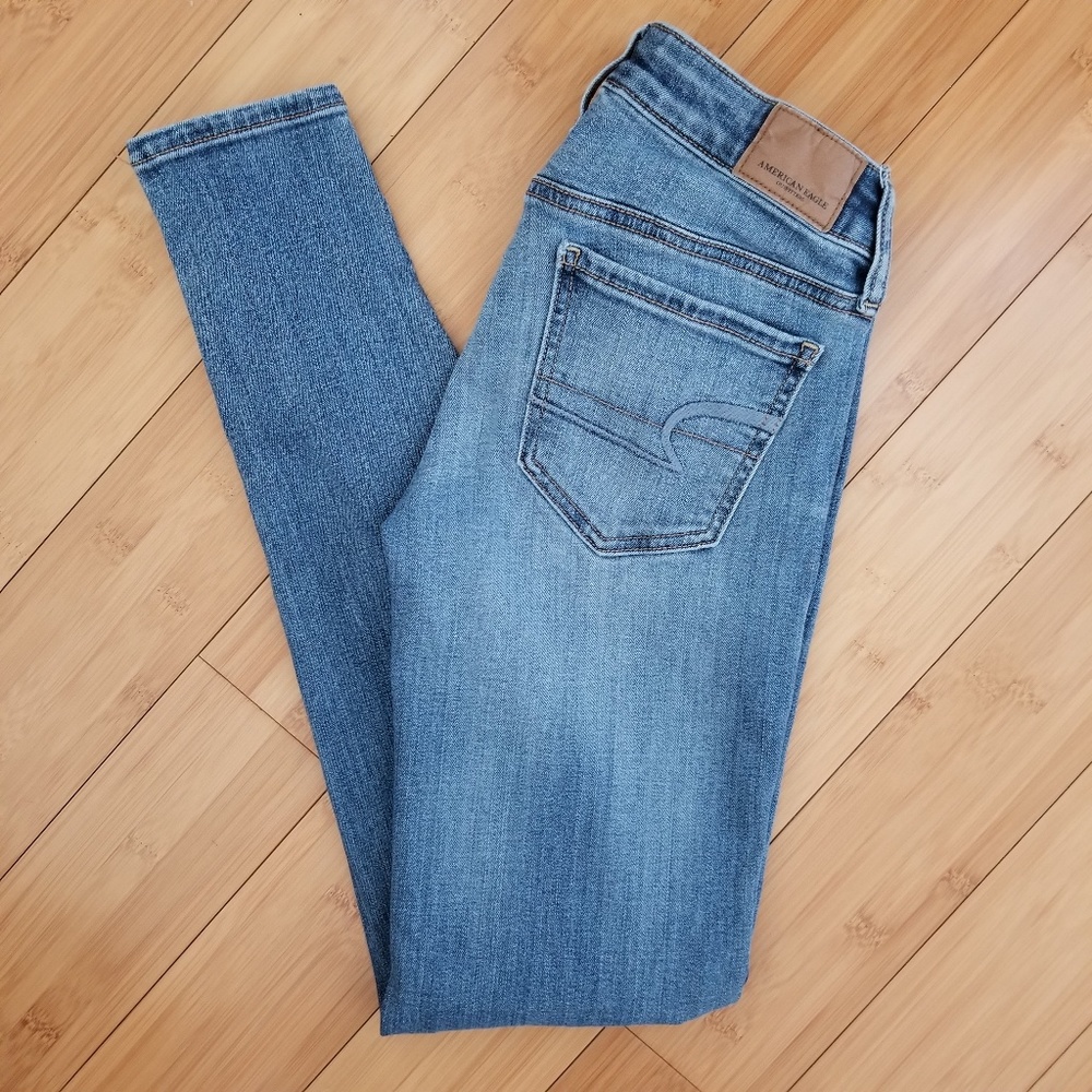 American Eagle Jean's skinny super stretch - 0 REG